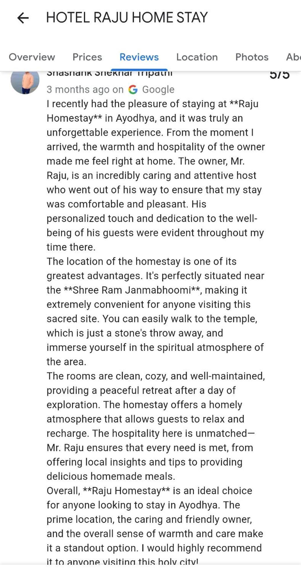 Hotel Raju Homestay Ayodhya 150 Meters From Shree Ram Janmbhoomi Temple 200 Meters From Ayodhya Dham Railway Station Exterior photo